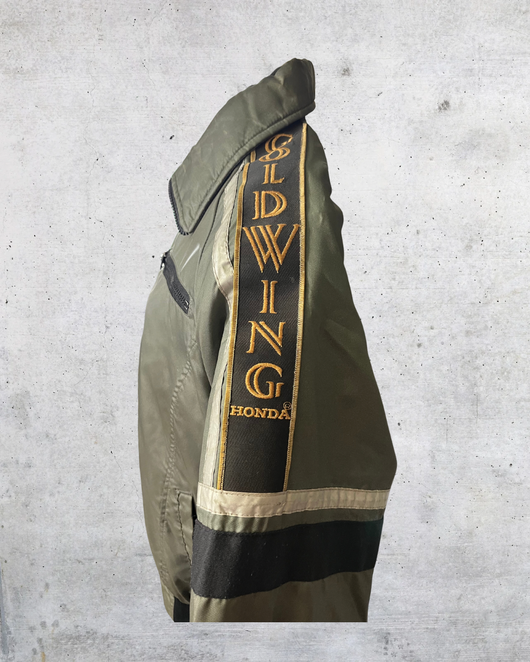 Vintage Honda Goldwing Bomber Jacket with Removable Liner – Medium