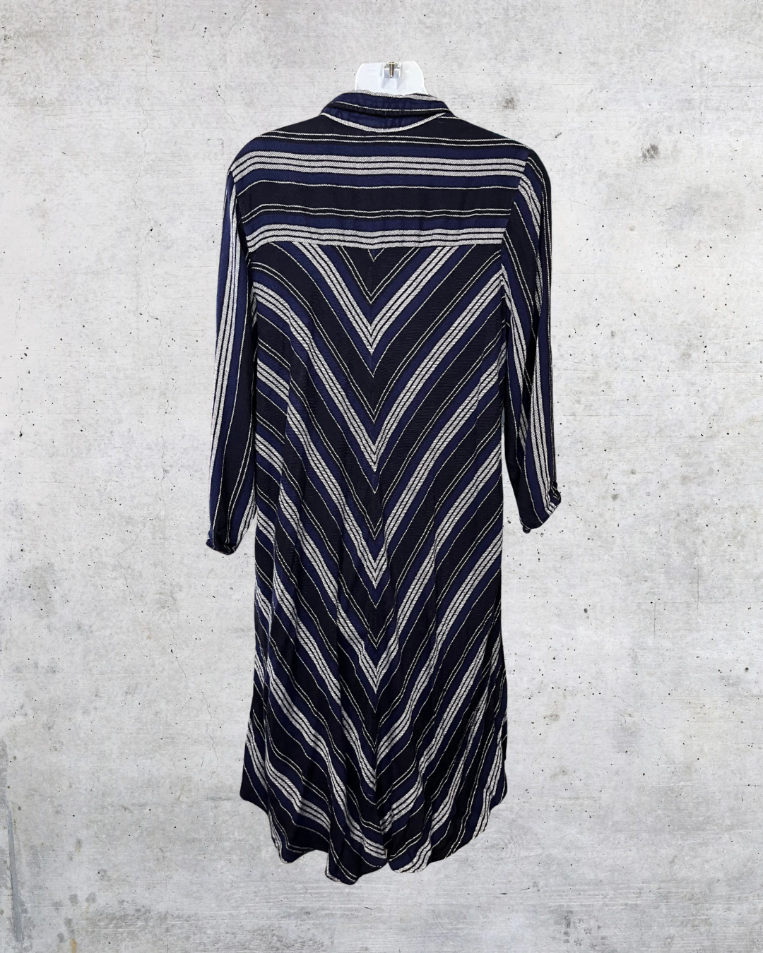 Max Edition Navy Striped Tunic – XL