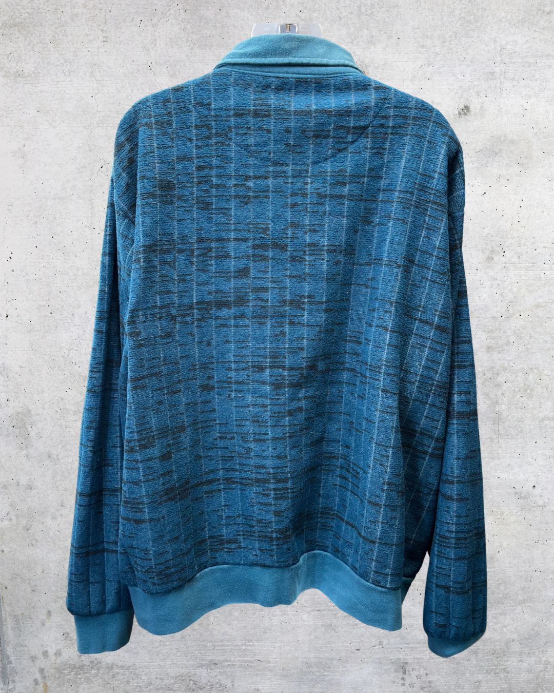 Casual Joe Textured Blue Pullover Sweatshirt – Large