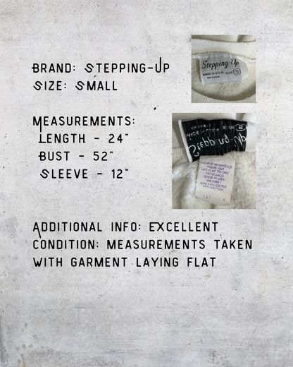 Vintage Stepping-Up Fringe Sweatshirt - Small