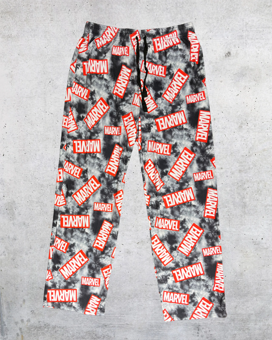 Marvel All-Over Logo Lounge Pants – Medium