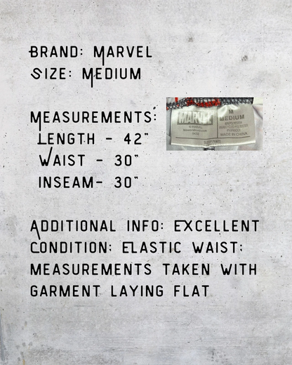 Marvel All-Over Logo Lounge Pants – Medium