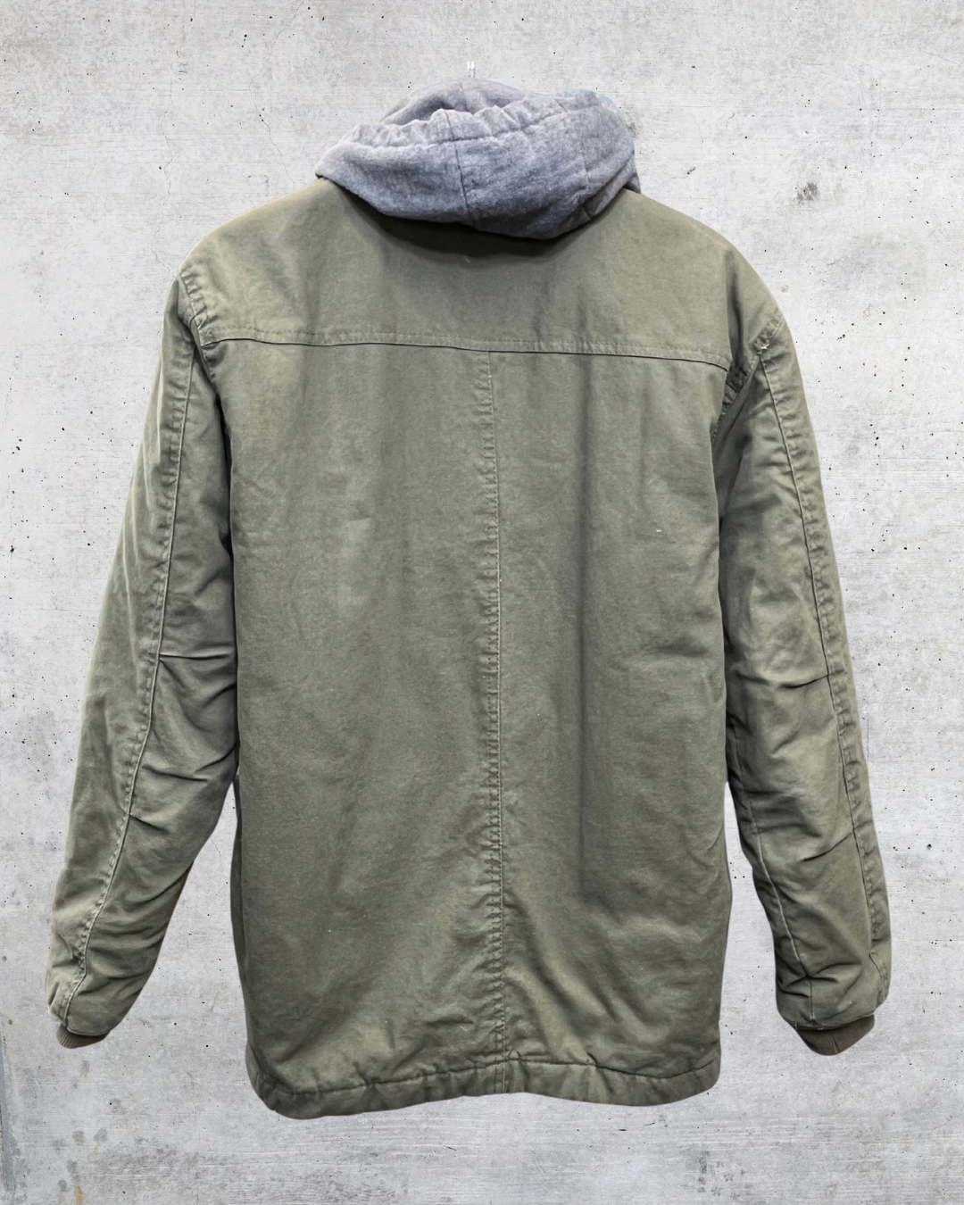 Dickies Olive Green Hooded Work Jacket - Small