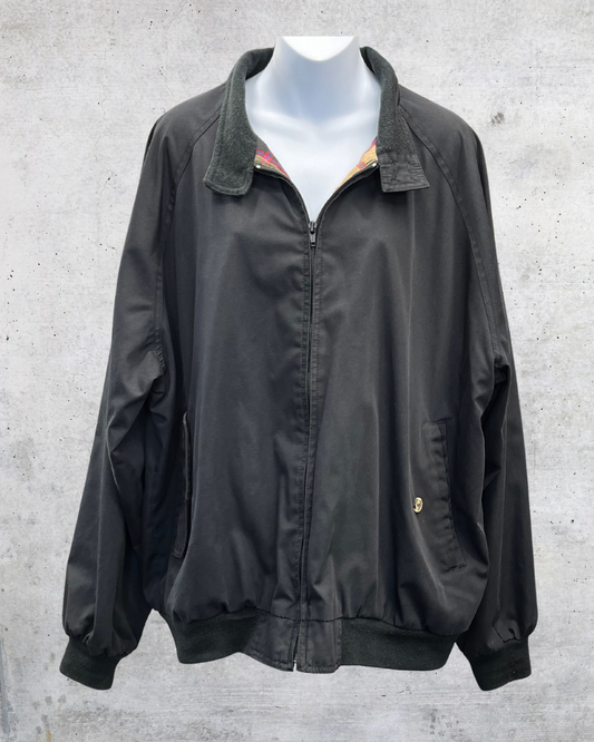 Vintage Sears Roebuck & Co. Plaid-Lined Workwear Jacket - XXL