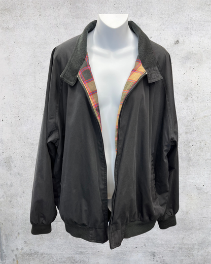 Vintage Sears Roebuck & Co. Plaid-Lined Workwear Jacket - XXL