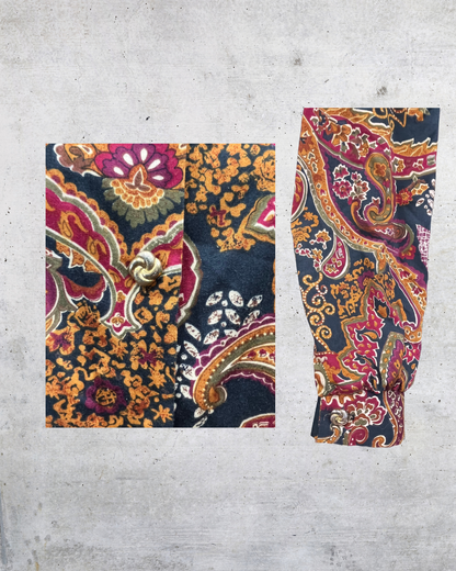 90s Vintage BonWorth Paisley Blouse - Medium