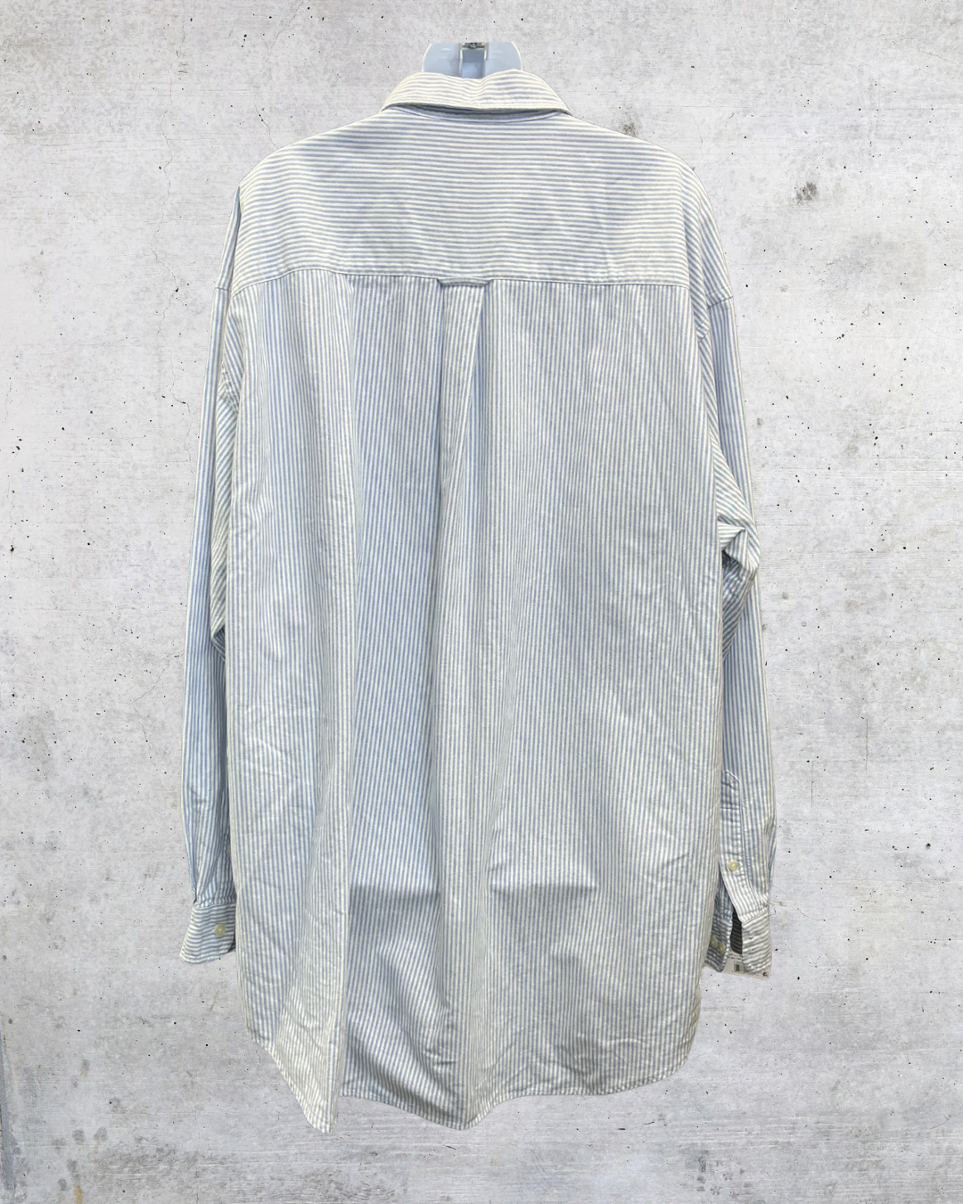 Vintage Hunt Club Blue Stripe Button-Down Shirt - XLT