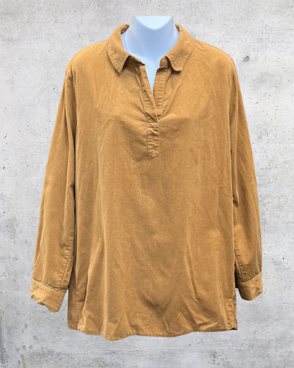 Camel Corduroy Pullover – XL