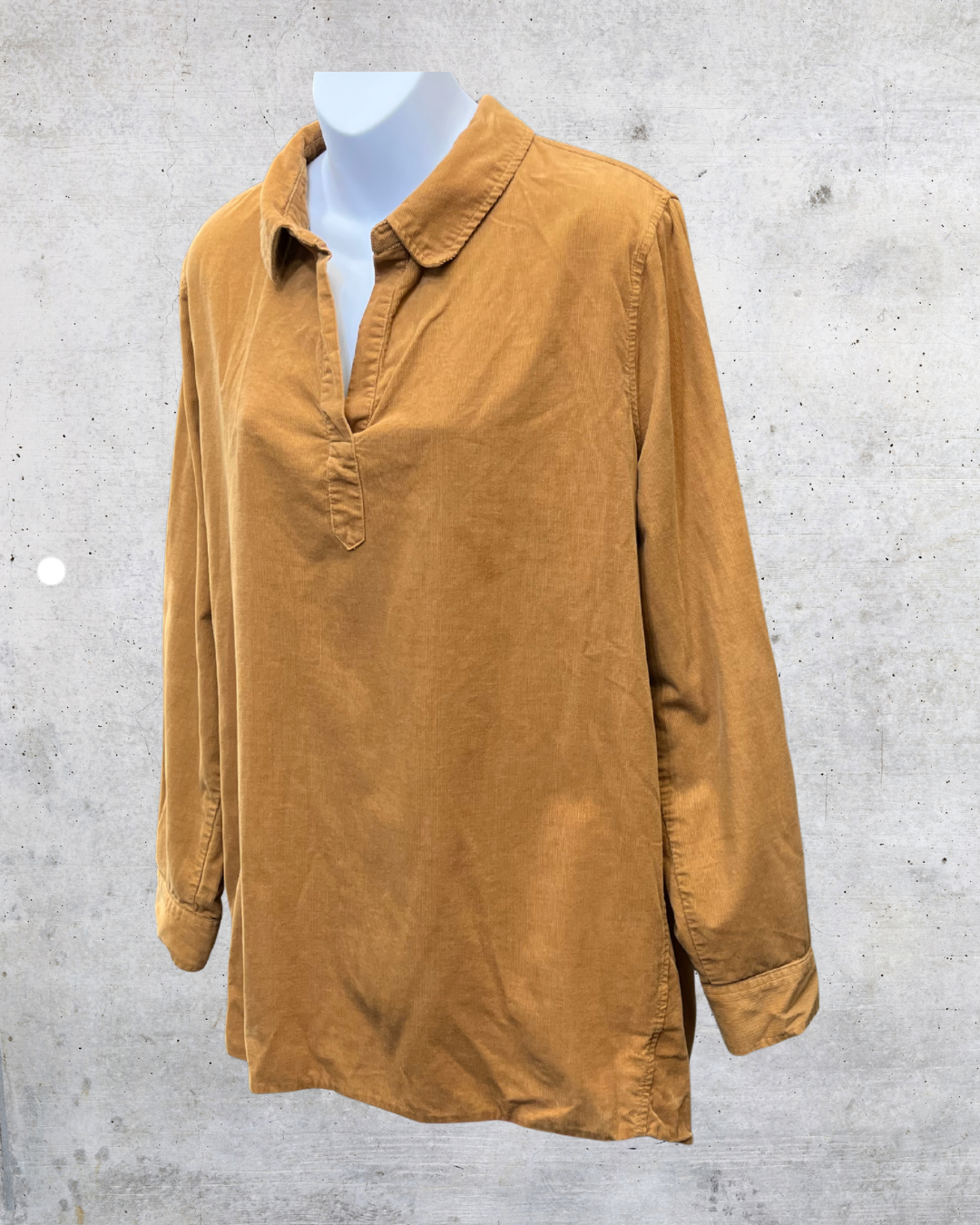 Camel Corduroy Pullover – XL