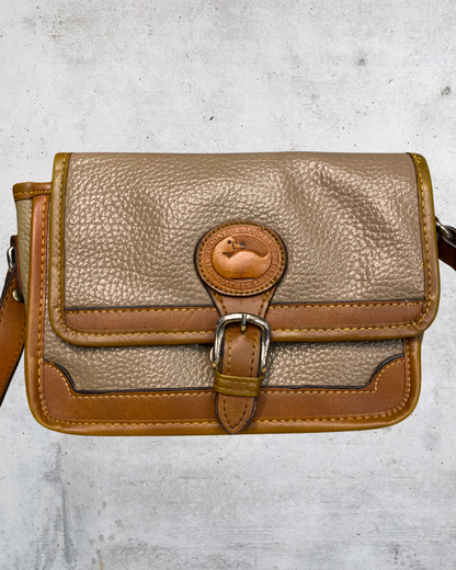 Vintage Dooney & Bourke Pebbled Leather Crossbody Bag