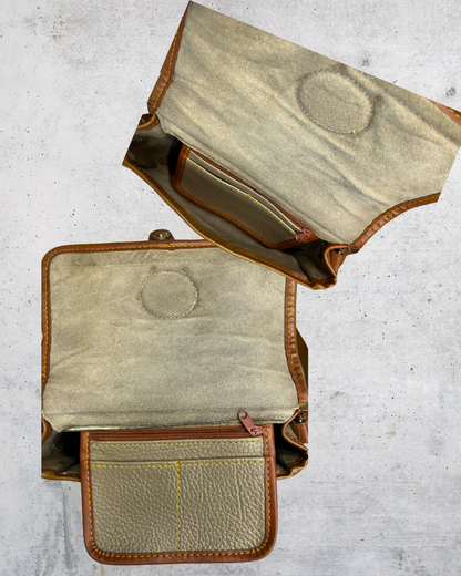 Vintage Dooney & Bourke Pebbled Leather Crossbody Bag