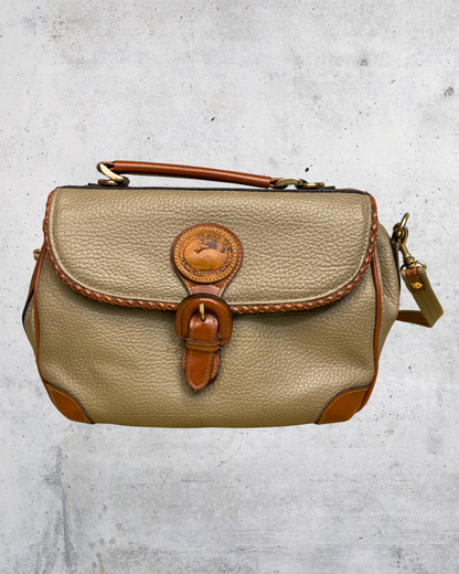 Vintage Dooney & Bourke Pebbled Leather Crossbody Bag