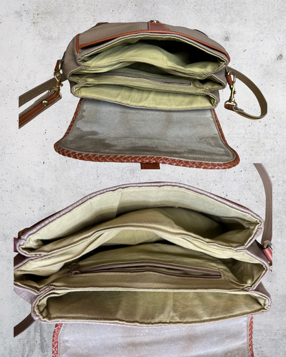 Vintage Dooney & Bourke Pebbled Leather Crossbody Bag