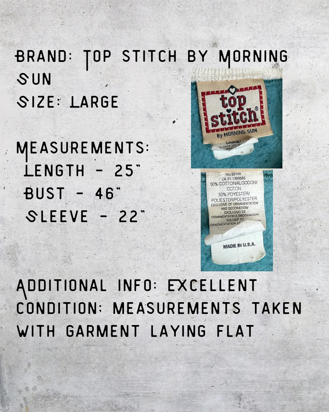 Vintage 90s Top Stitch Birdhouse Embroidered Sweatshirt - Large