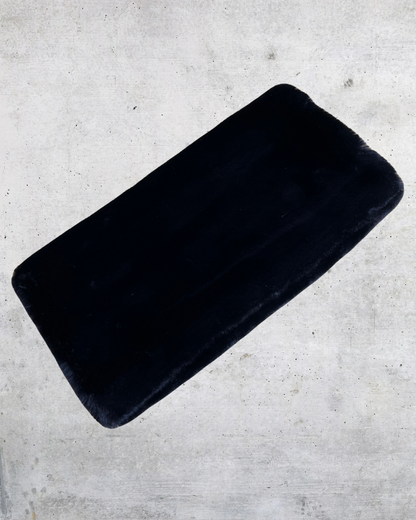 Black Faux Fur Hand Muff / Arm Warmer