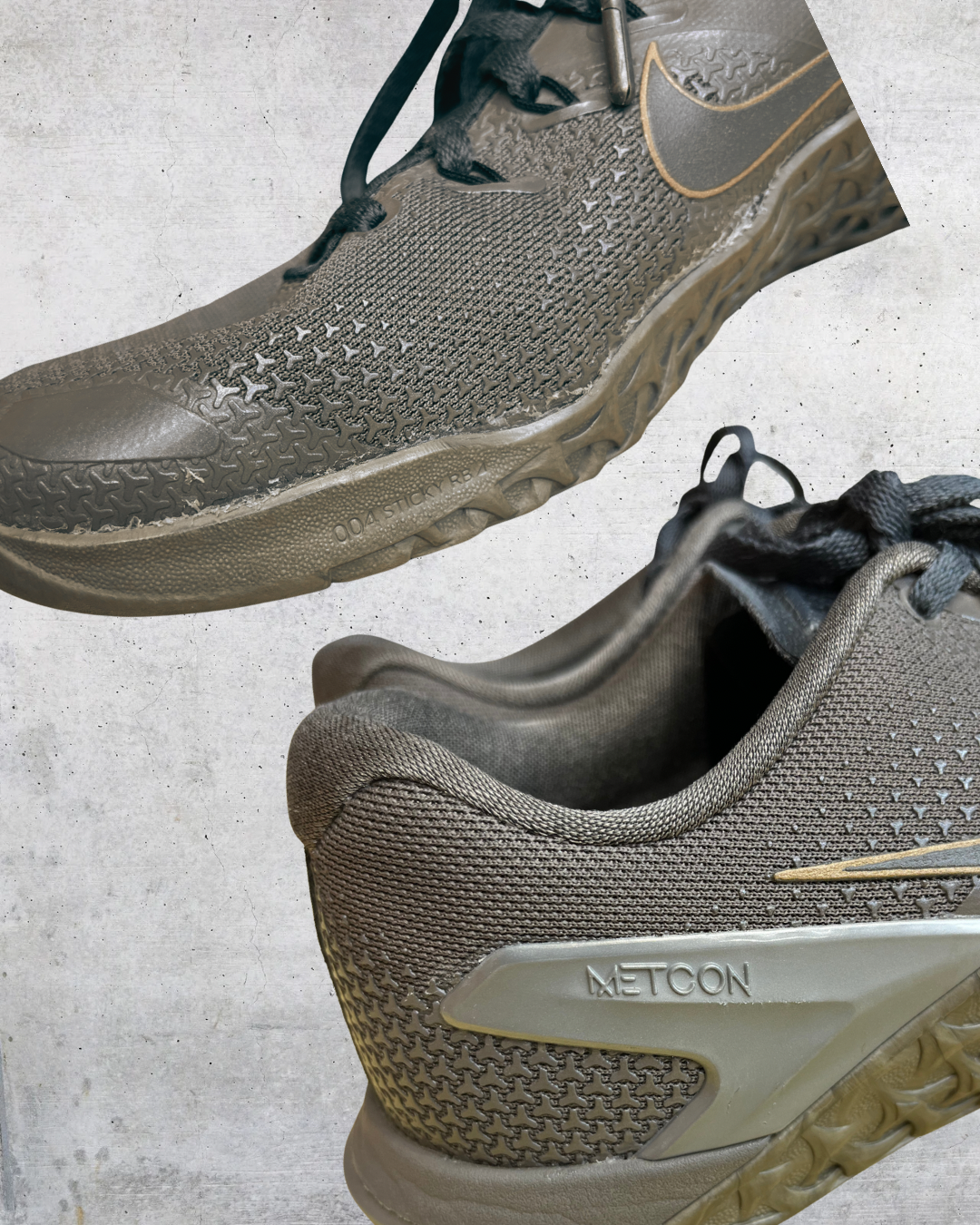 Nike Metcon Training Shoes Women’s Size 8 Gray Athletic Gym Sneakers