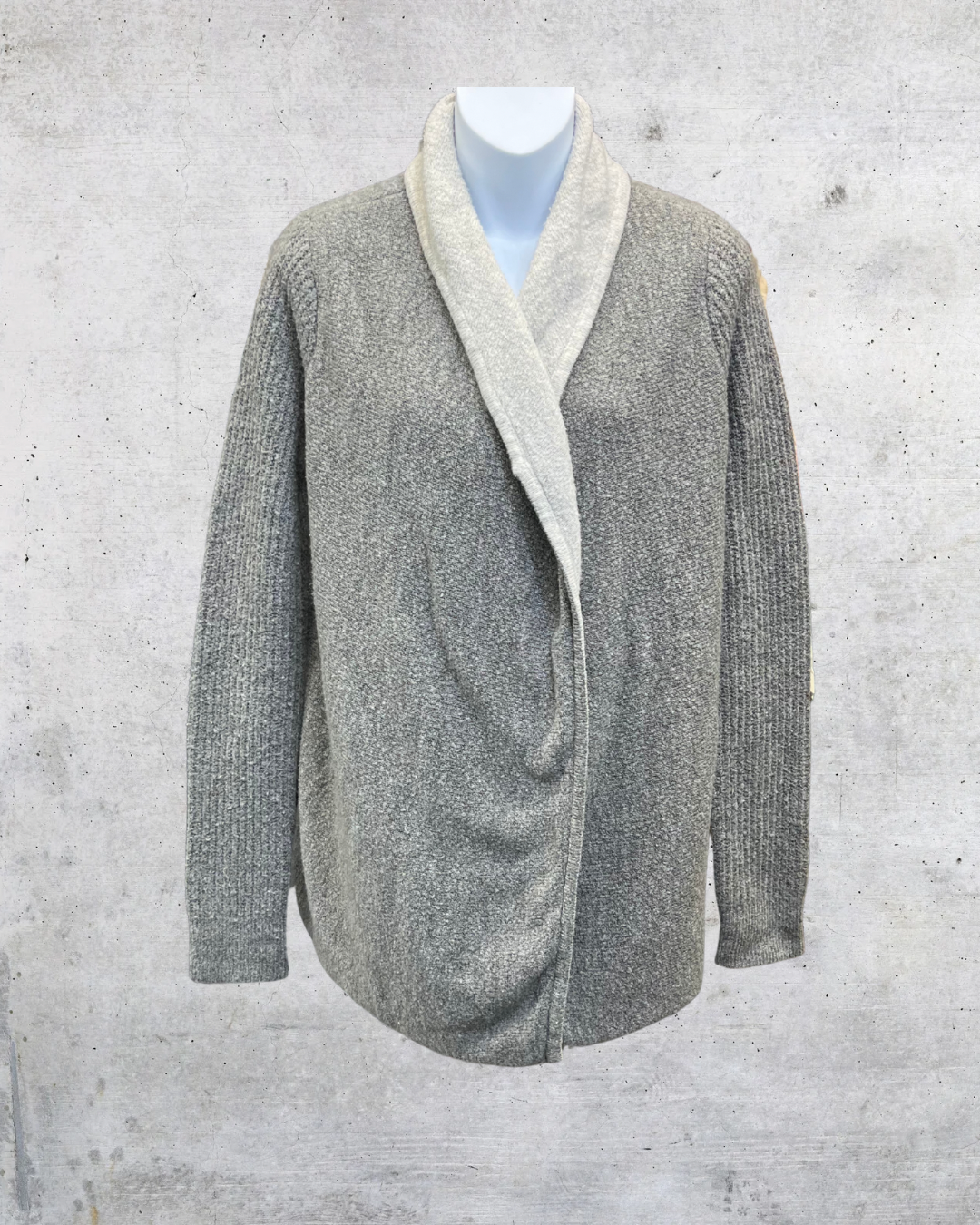 Vintage Y2K Abercrombie & Fitch Shawl Collar Cardigan Sweater - Small