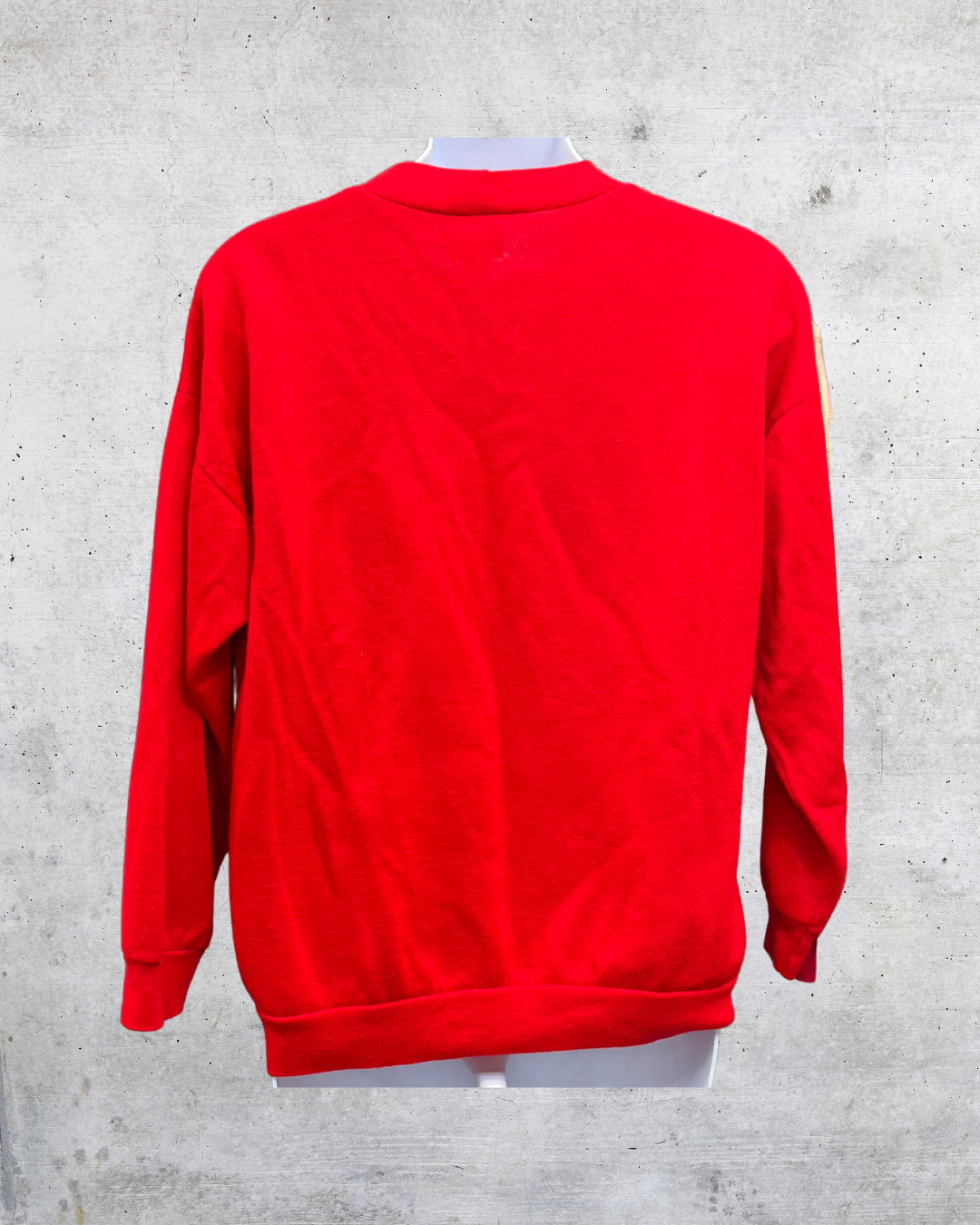 Vintage Early 90s Red Leopard Graphic Sweatshirt - Small