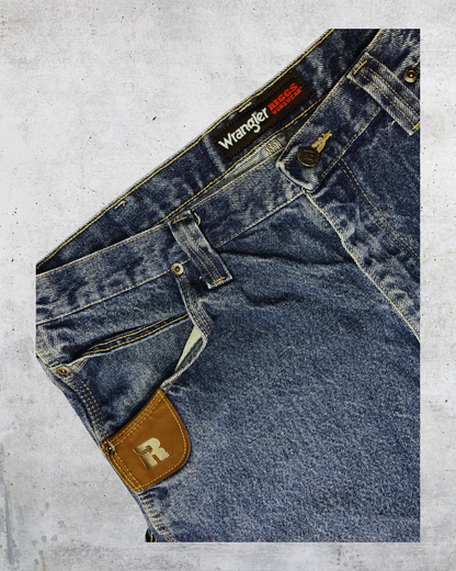 Vintage Y2K Wrangler Riggs Workwear Carpenter Jeans - 38x34