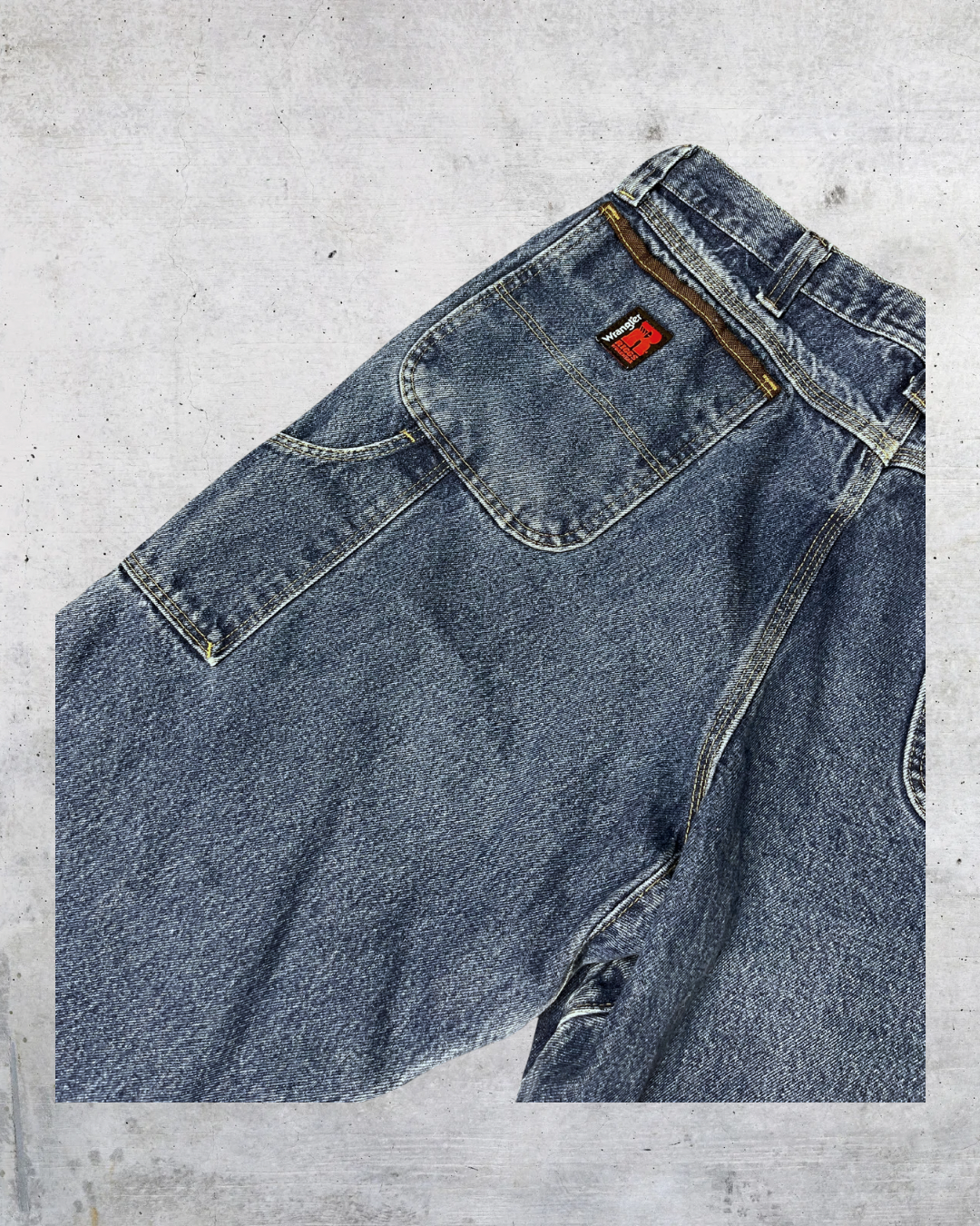 Vintage Y2K Wrangler Riggs Workwear Carpenter Jeans - 38x34