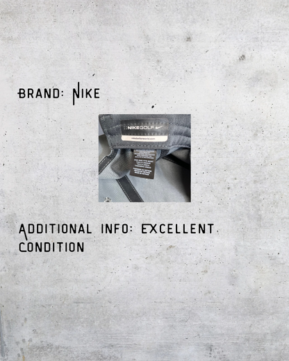 Nike Golf Gray Snapback Cap with Neon Green Swoosh