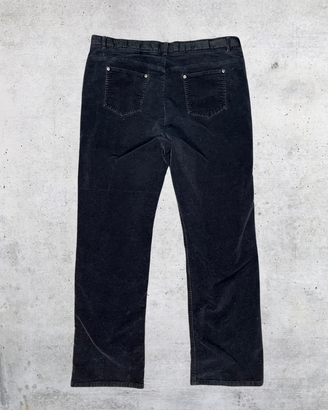 Crazy Horse Black Felt Pants – Size 14