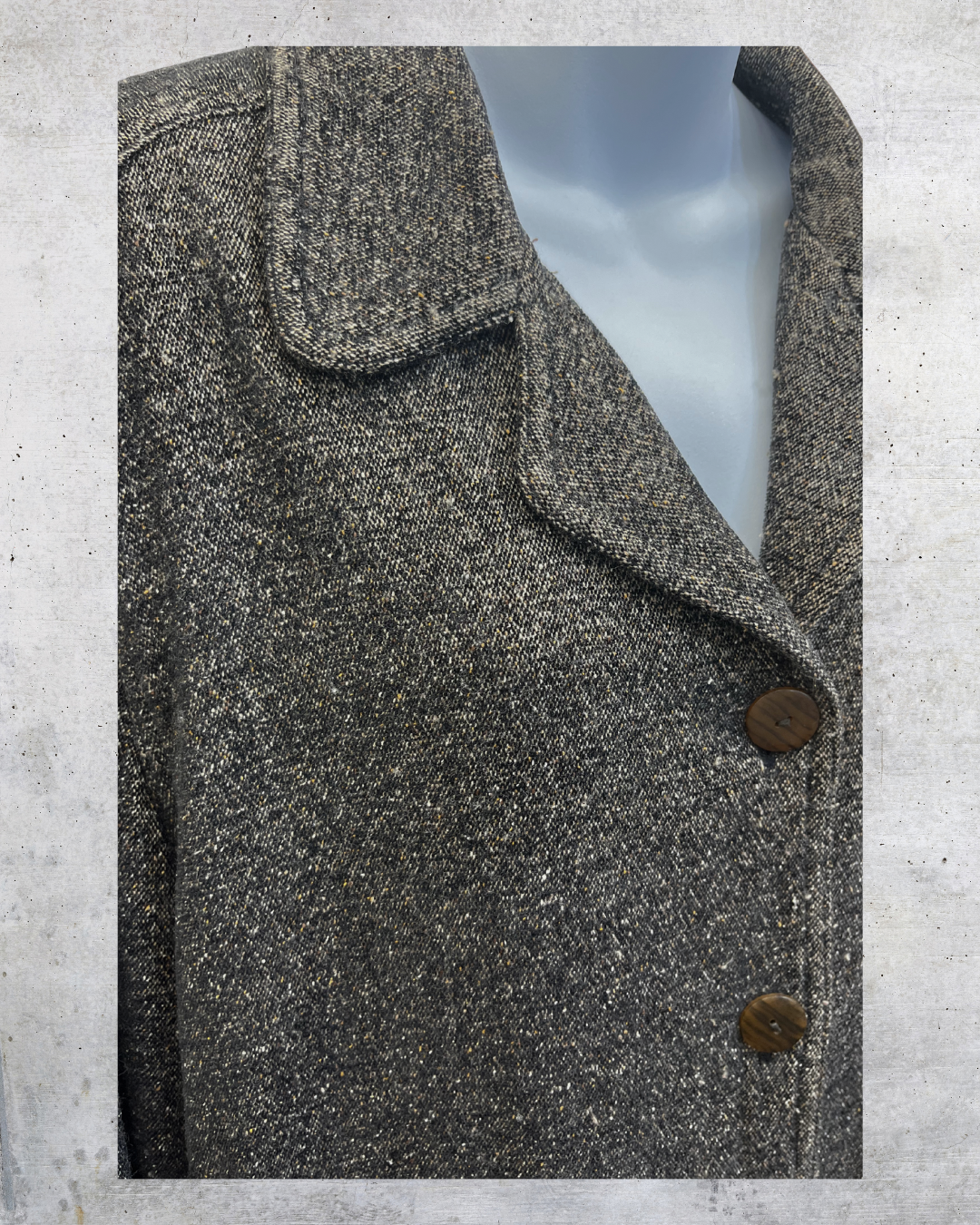 Vintage J. Jill Wool Blend Button-Front Jacket - Large