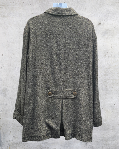 Vintage J. Jill Wool Blend Button-Front Jacket - Large