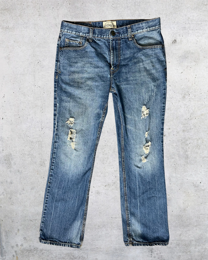 Aeropostale Distressed Slim Bootcut Jeans - Size 32