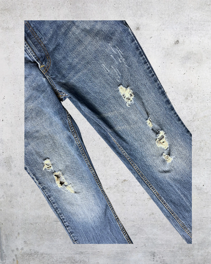 Aeropostale Distressed Slim Bootcut Jeans - Size 32