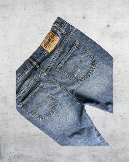 Aeropostale Distressed Slim Bootcut Jeans - Size 32