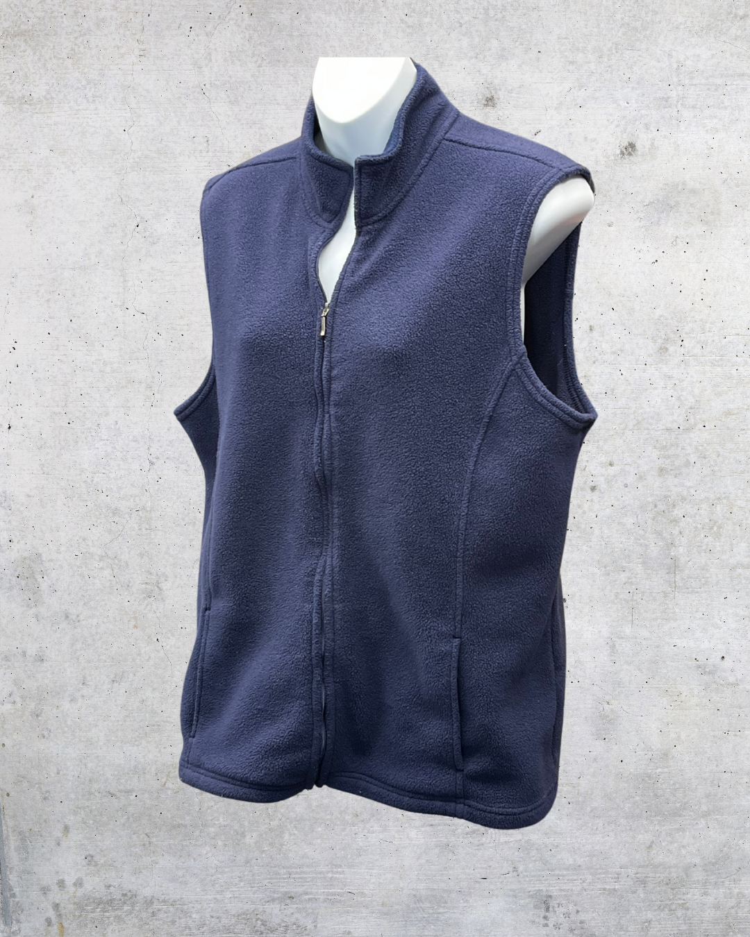 Vintage L.L. Bean Fleece Zip Vest – XL