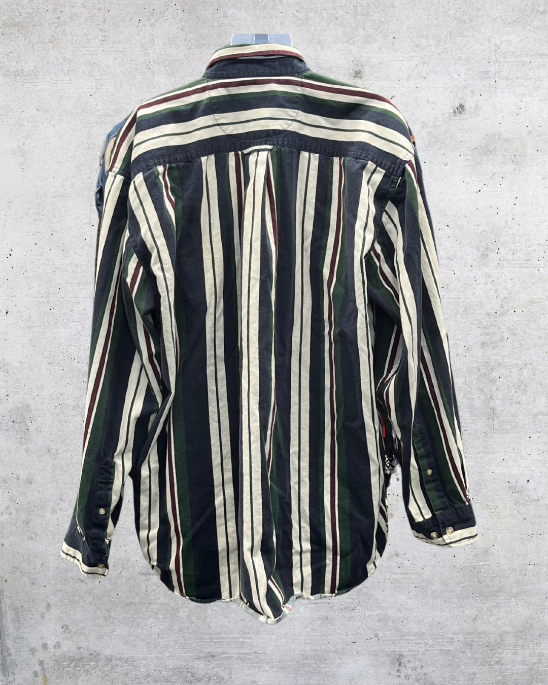 Ivy Crew Vintage Striped Button-Up Shirt