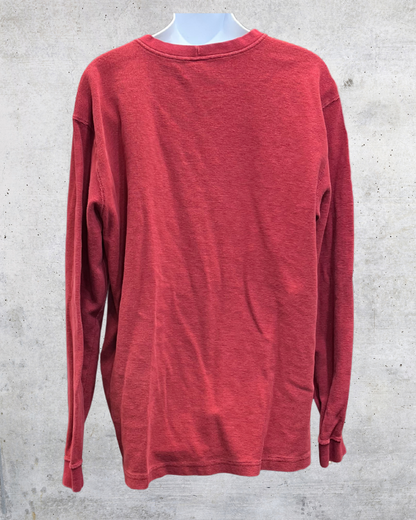 Vintage Y2K Carhartt Script Logo Thermal Long Sleeve - Large