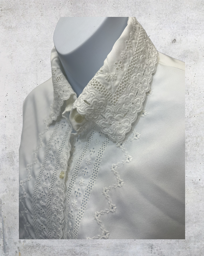 Vintage Styled by Terry Lace Prairie Blouse – Large