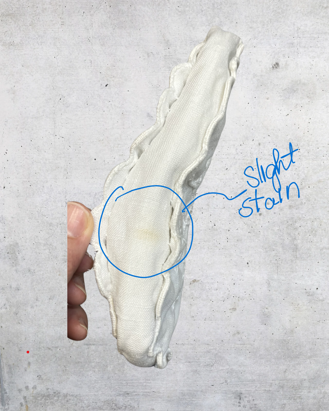 Vintage 70s White Embroidered Wood Handle Clutch