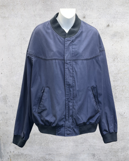 Vintage 90s Towncraft Blue Bomber Jacket – XL