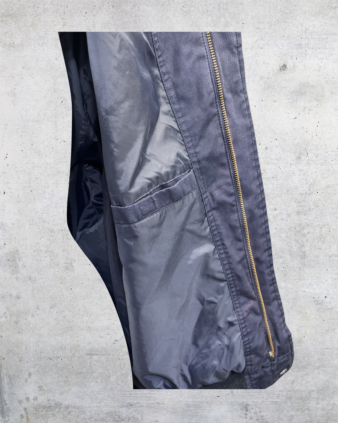 Vintage 90s Towncraft Blue Bomber Jacket – XL