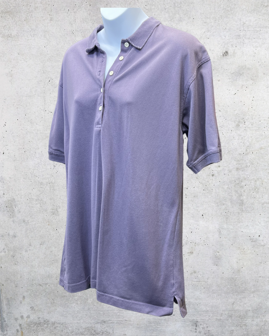 Vintage Y2K Reebok Golf Lavender Polo Shirt - Large