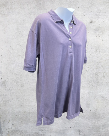 Vintage Y2K Reebok Golf Lavender Polo Shirt - Large
