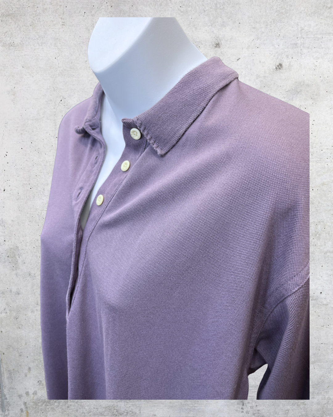 Vintage Y2K Reebok Golf Lavender Polo Shirt - Large