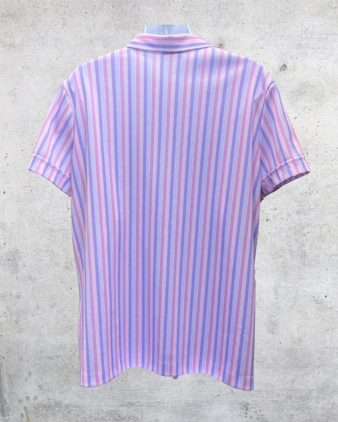 Vintage Lind Clare Pastel Stripe Pocket Blouse - XL