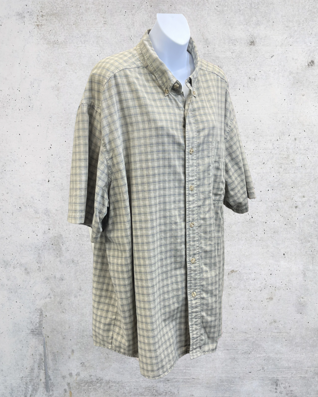 Wrangler Rugged Wear Plaid Button Down Shirt - XXL