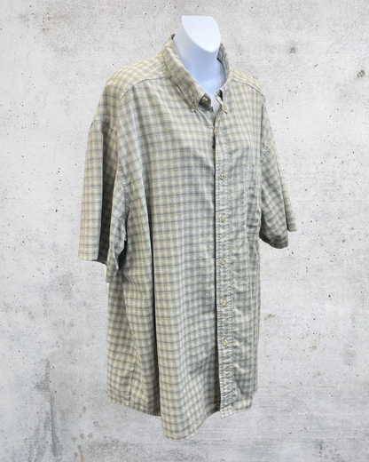 Wrangler Rugged Wear Plaid Button Down Shirt - XXL
