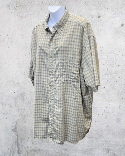 Wrangler Rugged Wear Plaid Button Down Shirt - XXL