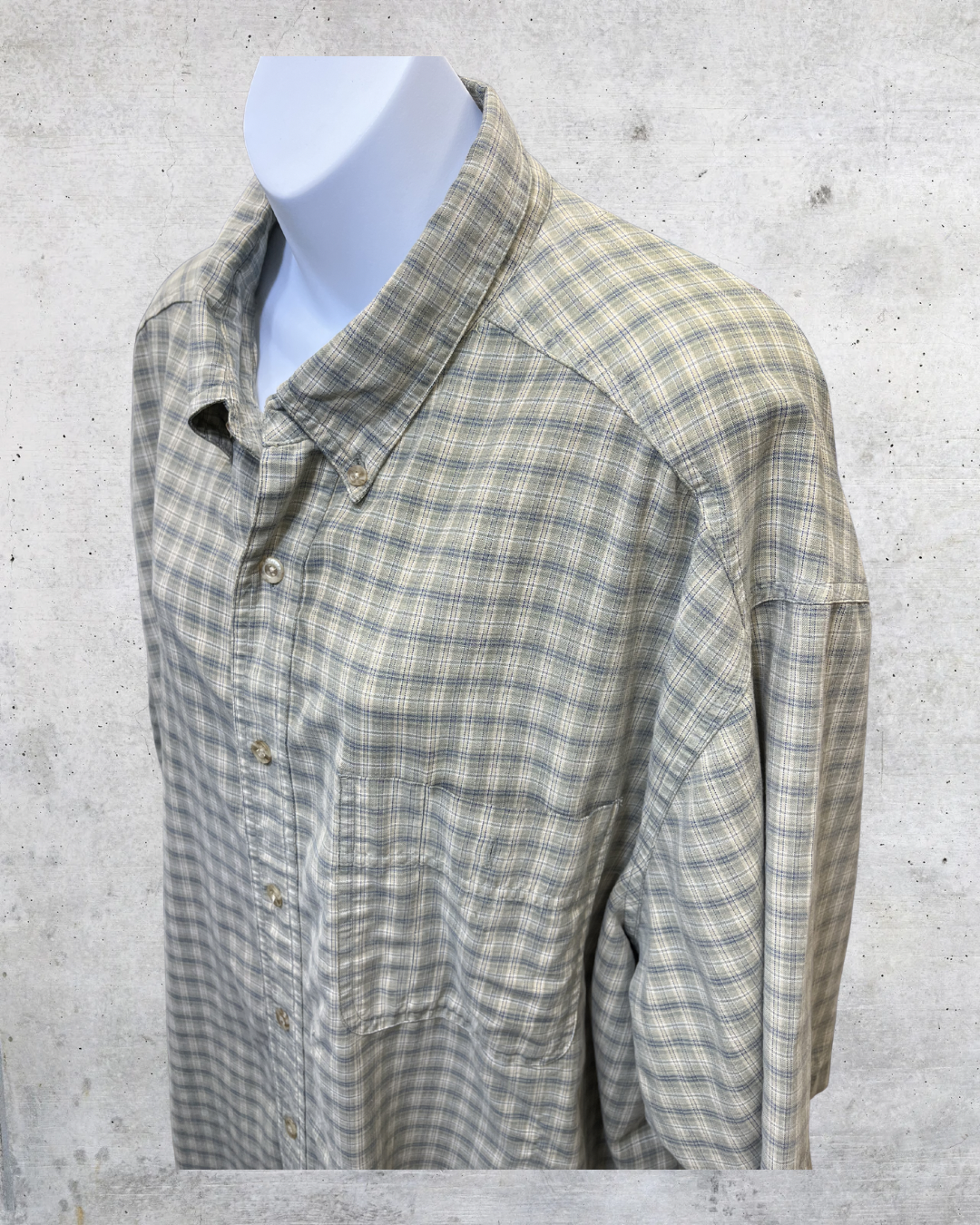 Wrangler Rugged Wear Plaid Button Down Shirt - XXL