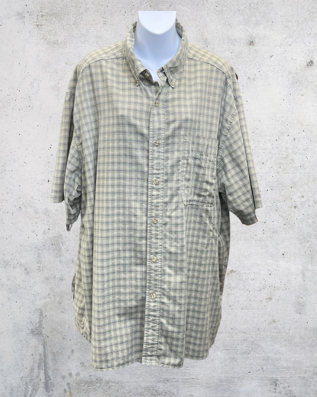 Wrangler Rugged Wear Plaid Button Down Shirt - XXL