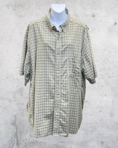 Wrangler Rugged Wear Plaid Button Down Shirt - XXL