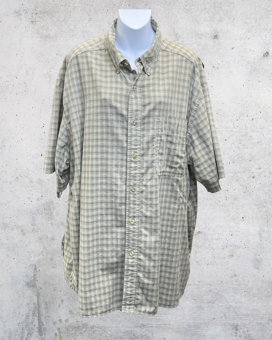 Wrangler Rugged Wear Plaid Button Down Shirt - XXL