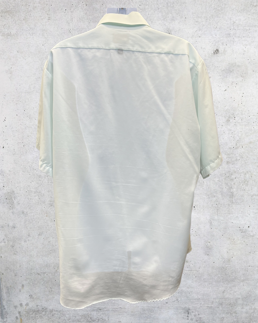 Vintage Towncraft Mint Lustre Silk Button Up - Large
